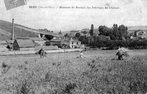 Carte postale de l'usine du Buchet
