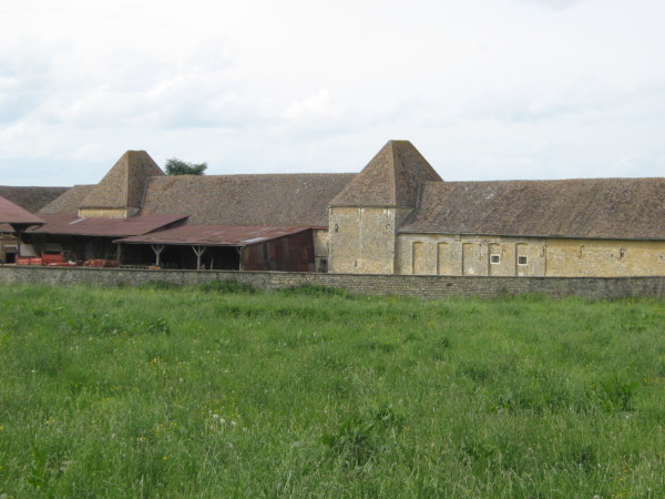 Vestige de la cours des tours du château de Buhy